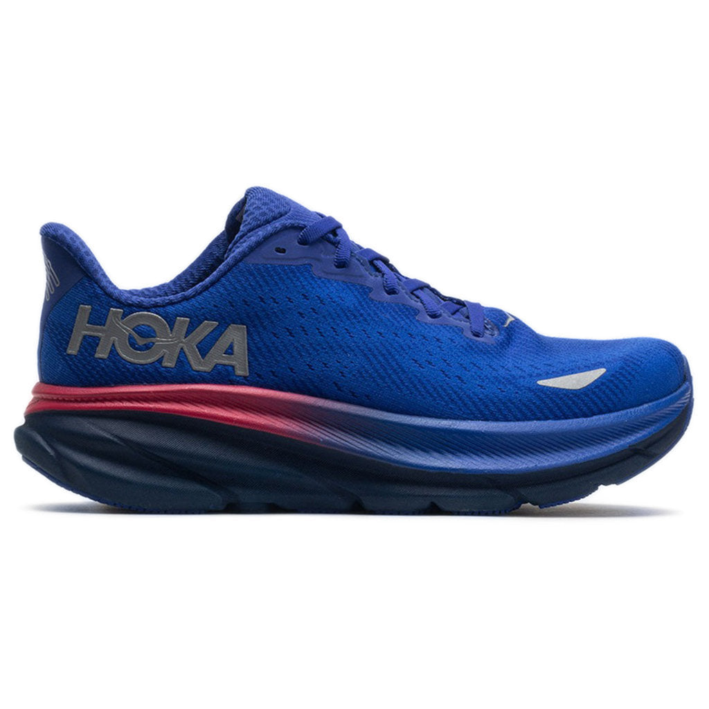 Hoka One One Clifton 9 GTX Textile Womens Trainers#color_dazzling blue evening sky