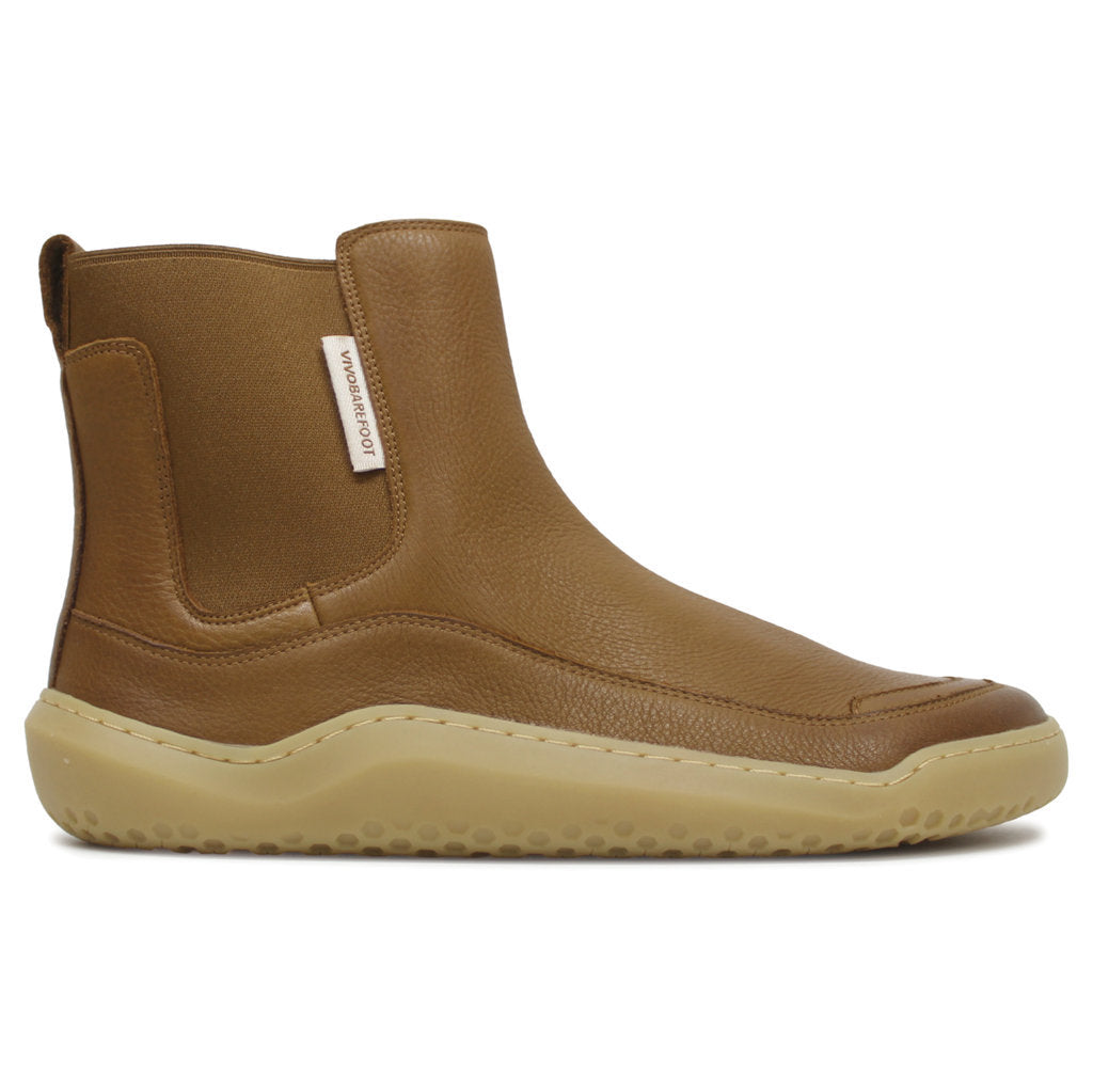 Vivobarefoot Gobi Chelsea Leather Womens Boots#color_tan