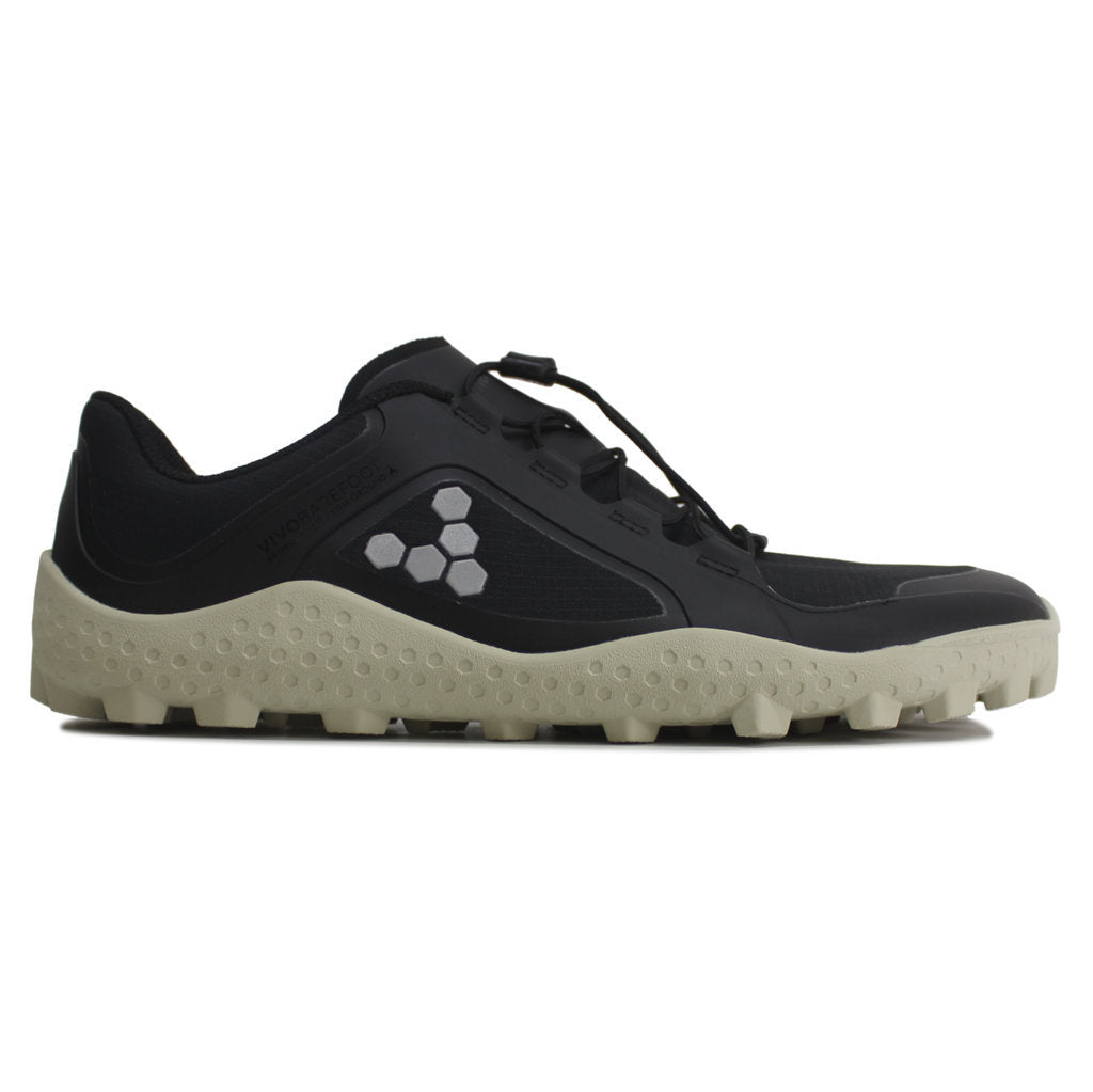 Vivobarefoot Primus Trail III All Weather SG Textile Synthetic Mens Trainers#color_obsidian