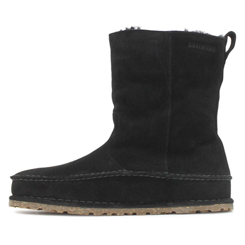Birkenstock Lahti Suede Leather Unisex Boots#color_black