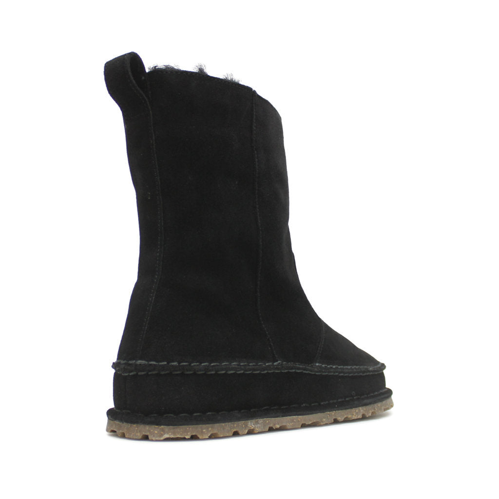 Birkenstock Lahti Suede Leather Unisex Boots#color_black