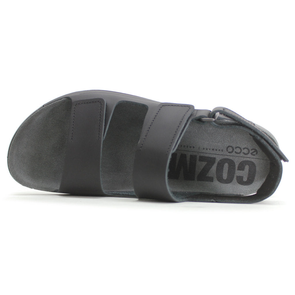 Ecco Cozmo 500944 Leather Mens Sandals#color_black