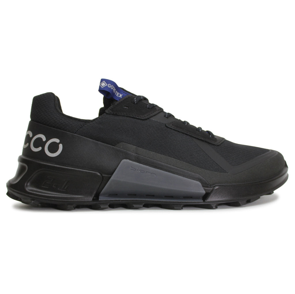 Ecco Biom 2.1 X Country Leather Textile Mens Trainers#color_black black