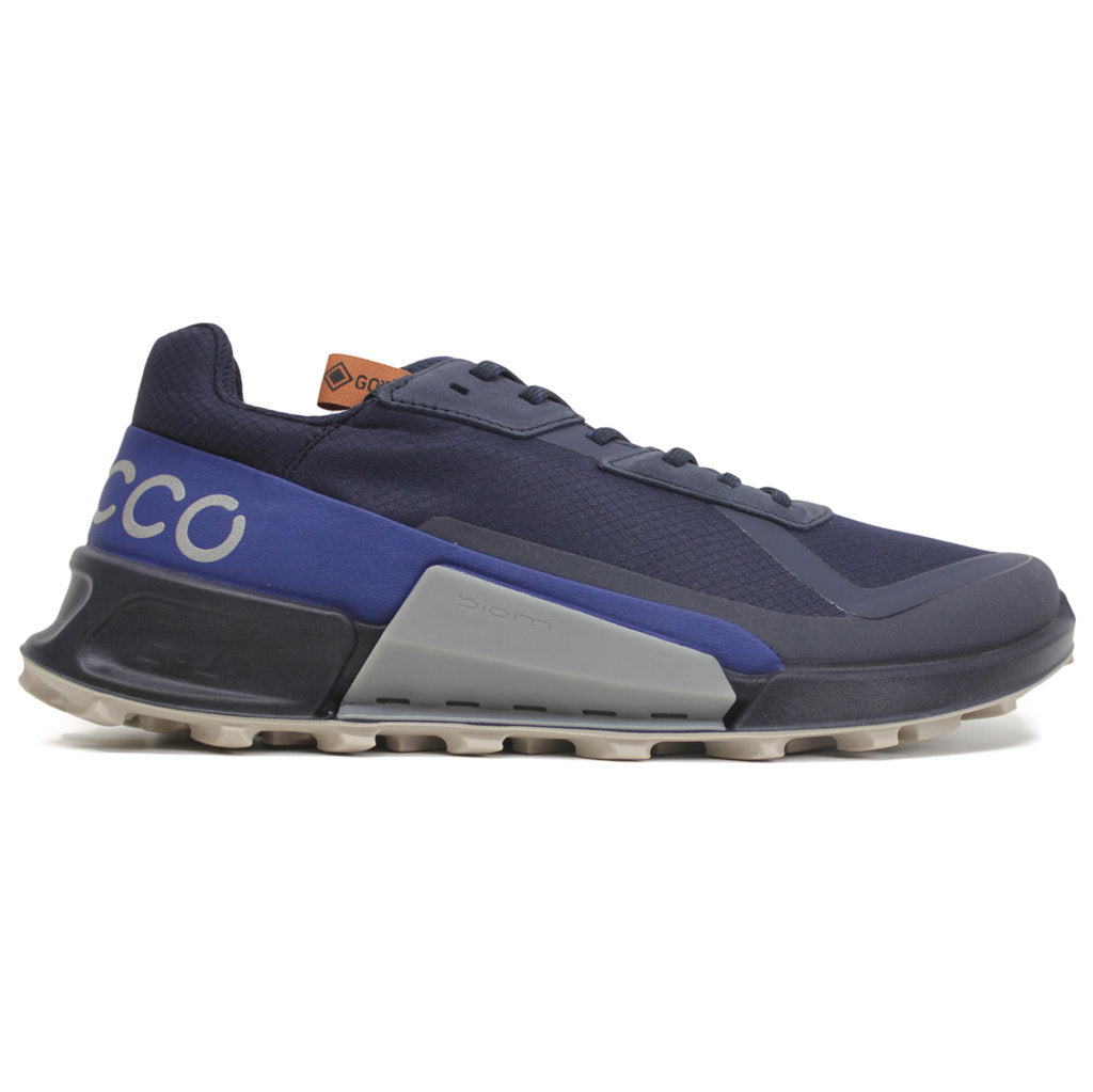 Ecco Biom 2.1 X Country Leather Textile Mens Trainers#color_night sky blue depths