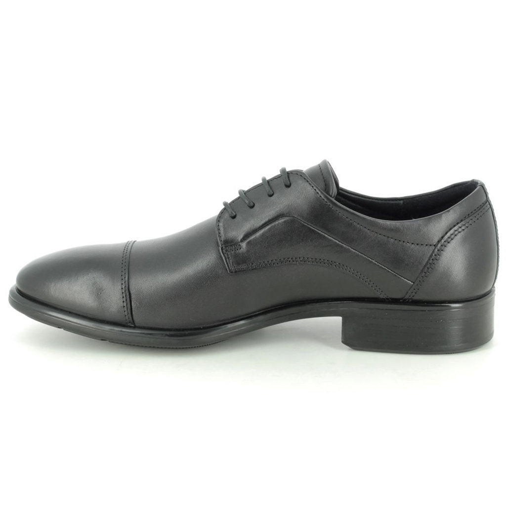 Ecco Citytray 512704 Full Grain Leather Mens Shoes#color_black