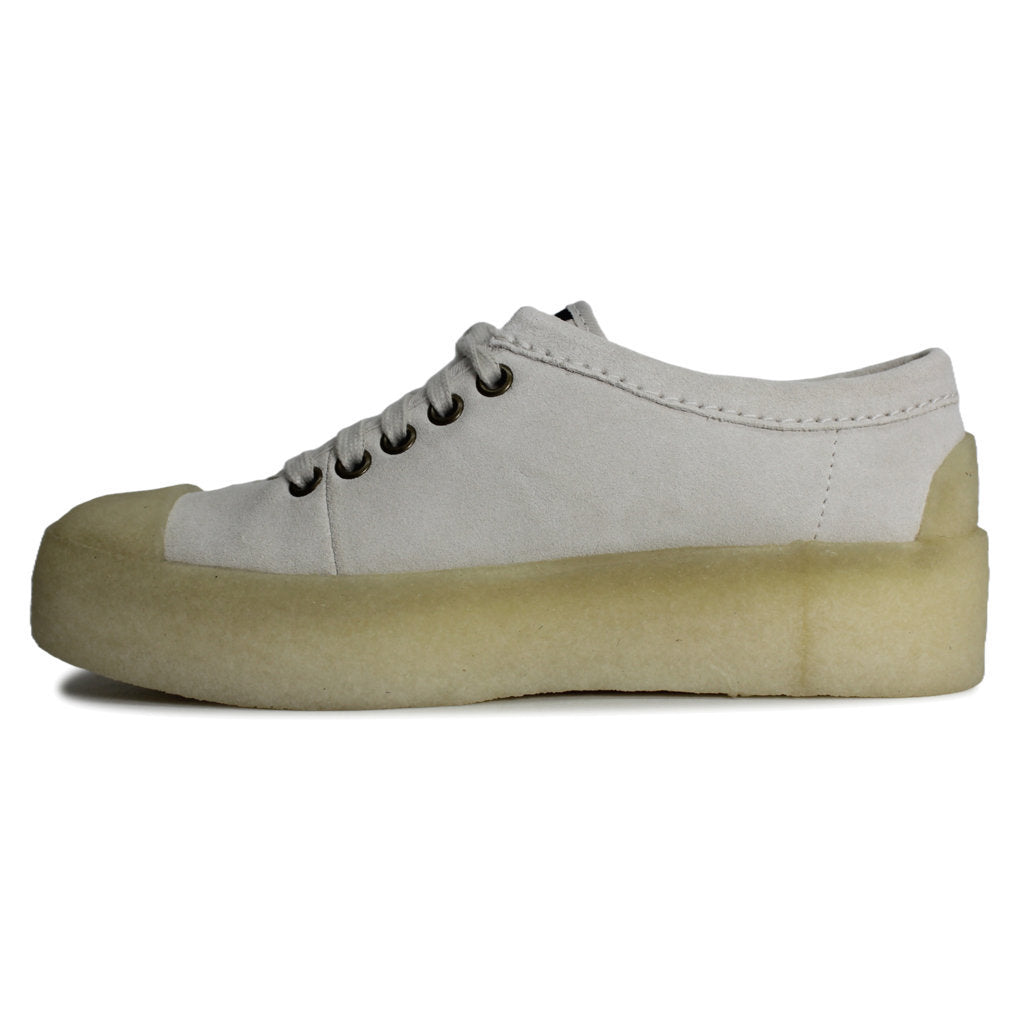 Clarks Originals Tor Hoop Suede Womens Shoes#color_off white