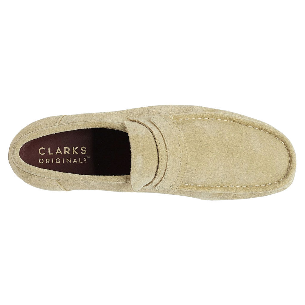Clarks Originals Wallabee Loafer Suede Mens Shoes#color_maple