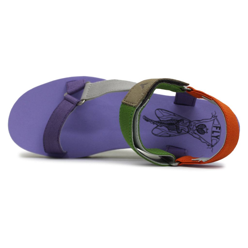 Fly London YEFA726FLY Cupido leather Womens Sandals#color_multicolor viola