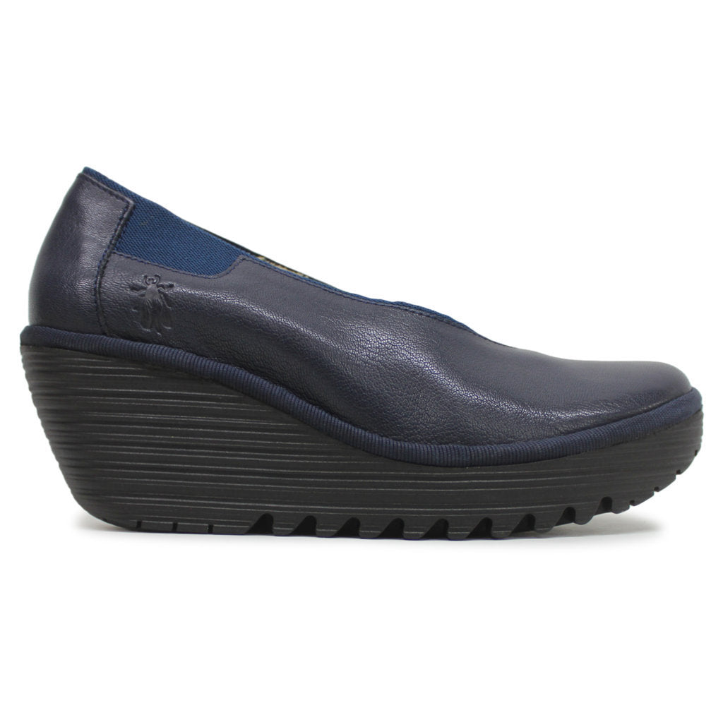 Fly London YOZA438FLY Mousse Leather Womens Shoes#color_ocean