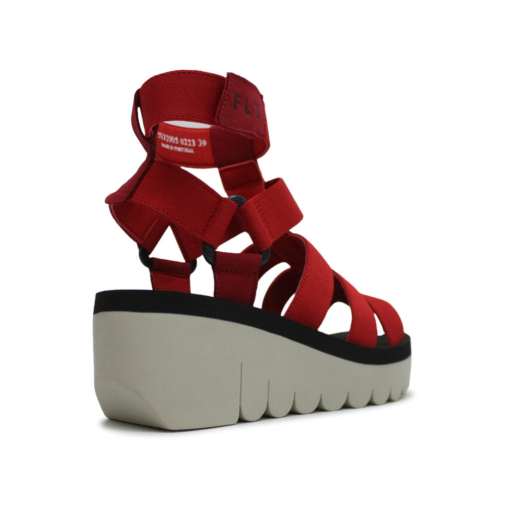 Fly London YUFI032FLY Cupido leather Womens Sandals#color_lipstick red red black
