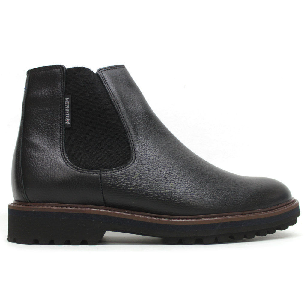 Mephisto Benson Full Grain Leather Mens Boots#color_black