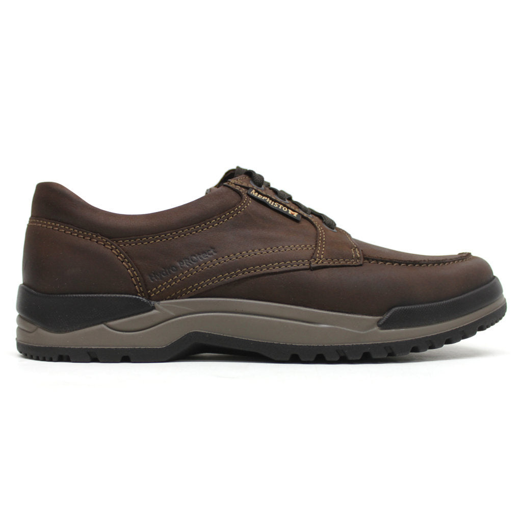 Mephisto Charles Nubuck Leather Mens Shoes#color_dark brown