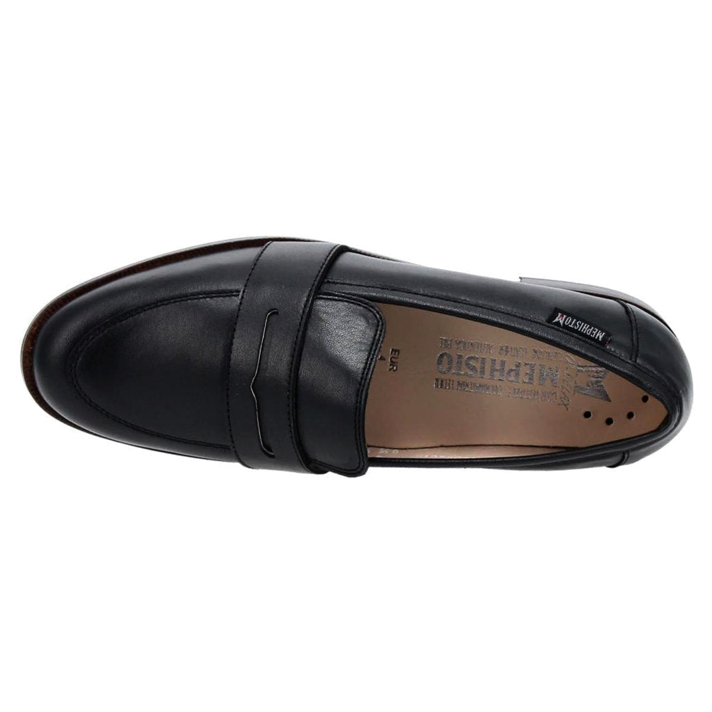 Mephisto Hadele Full Grain Leather Womens Shoes#color_black