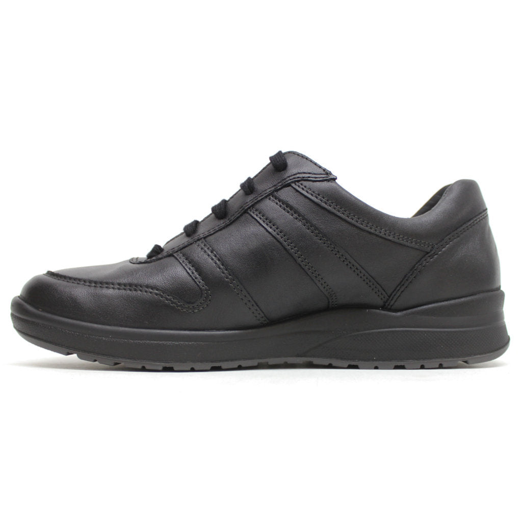 Mephisto Rebeca Nubuck Leather Womens Trainers#color_black