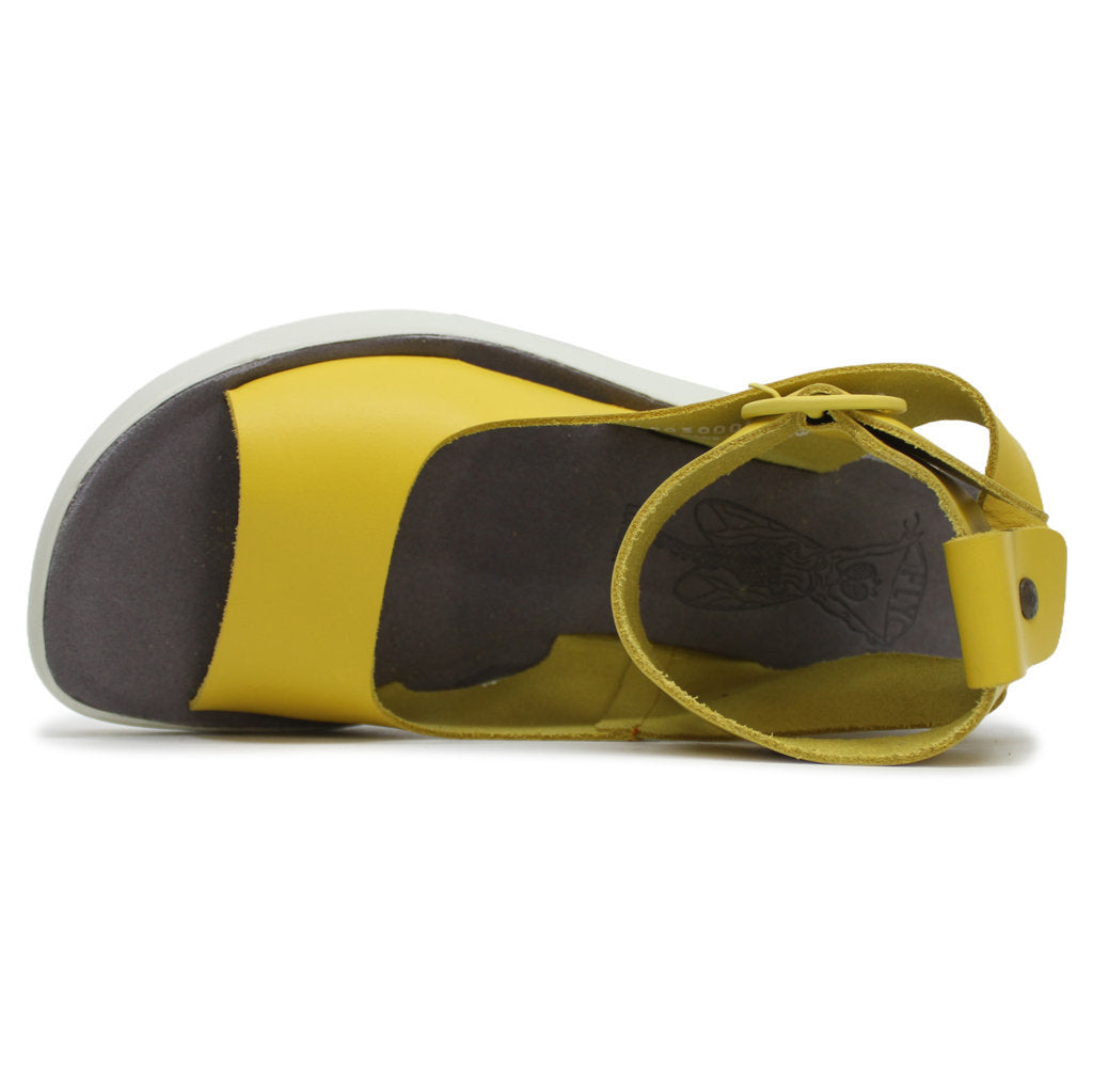 Fly London BULI030FLY Leather Womens Sandals#color_yellow