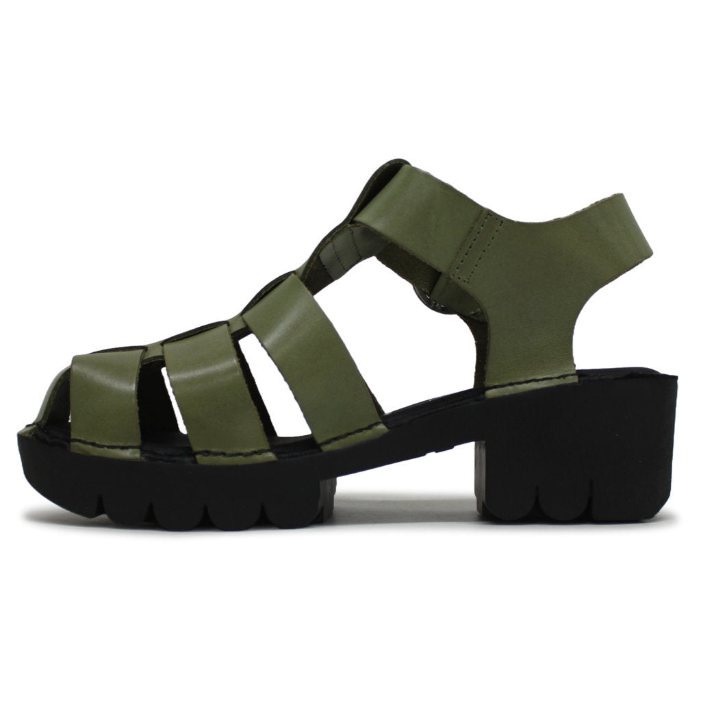 Fly London EMME511FLY Bridle Womens Sandals#color_light green