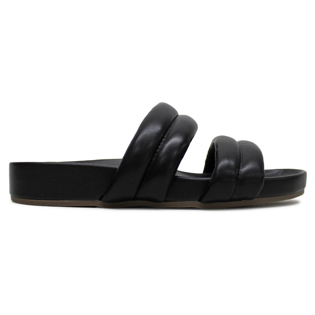 Vionic Mayla Synthetic Leather Womens Sandals#color_black