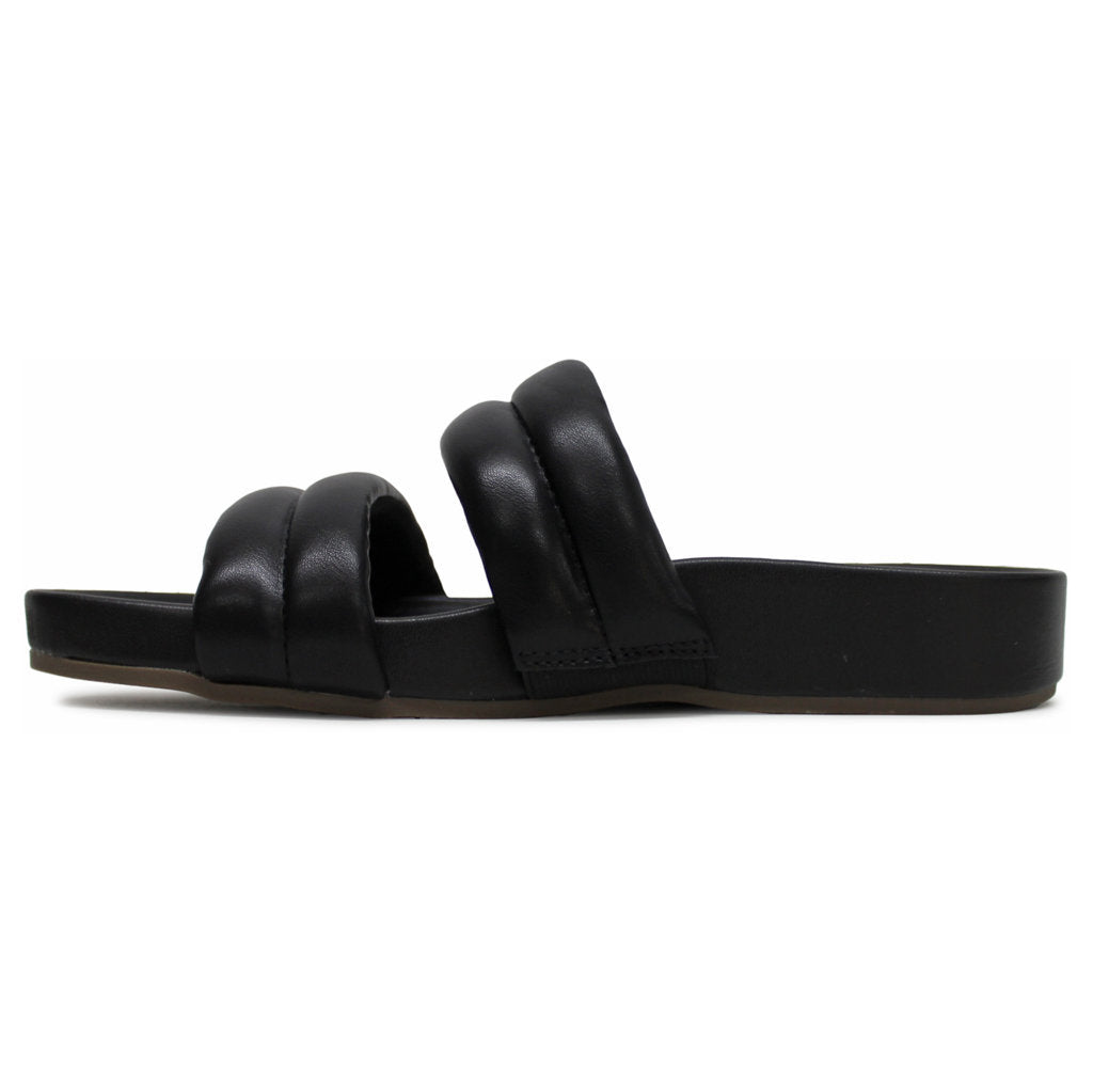 Vionic Mayla Synthetic Leather Womens Sandals#color_black