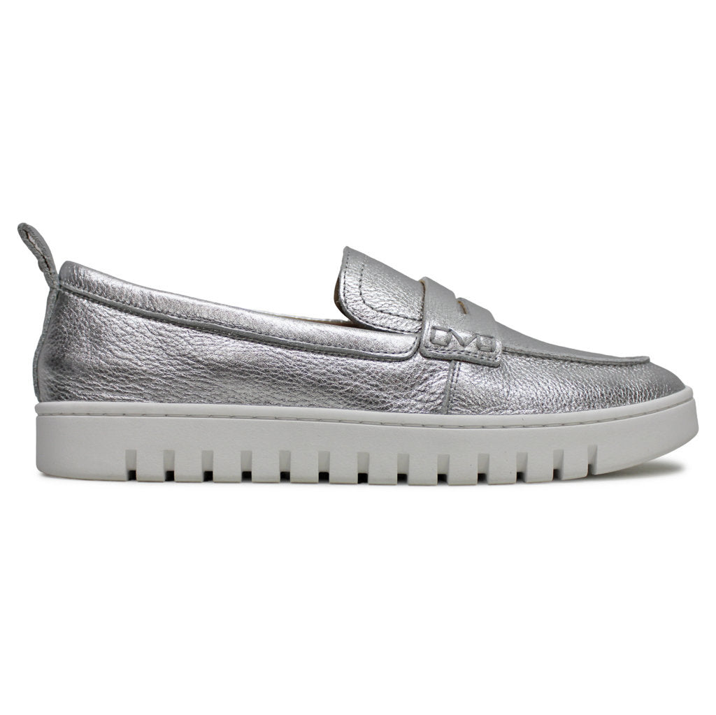 Vionic Uptown Leather Womens Shoes#color_silver