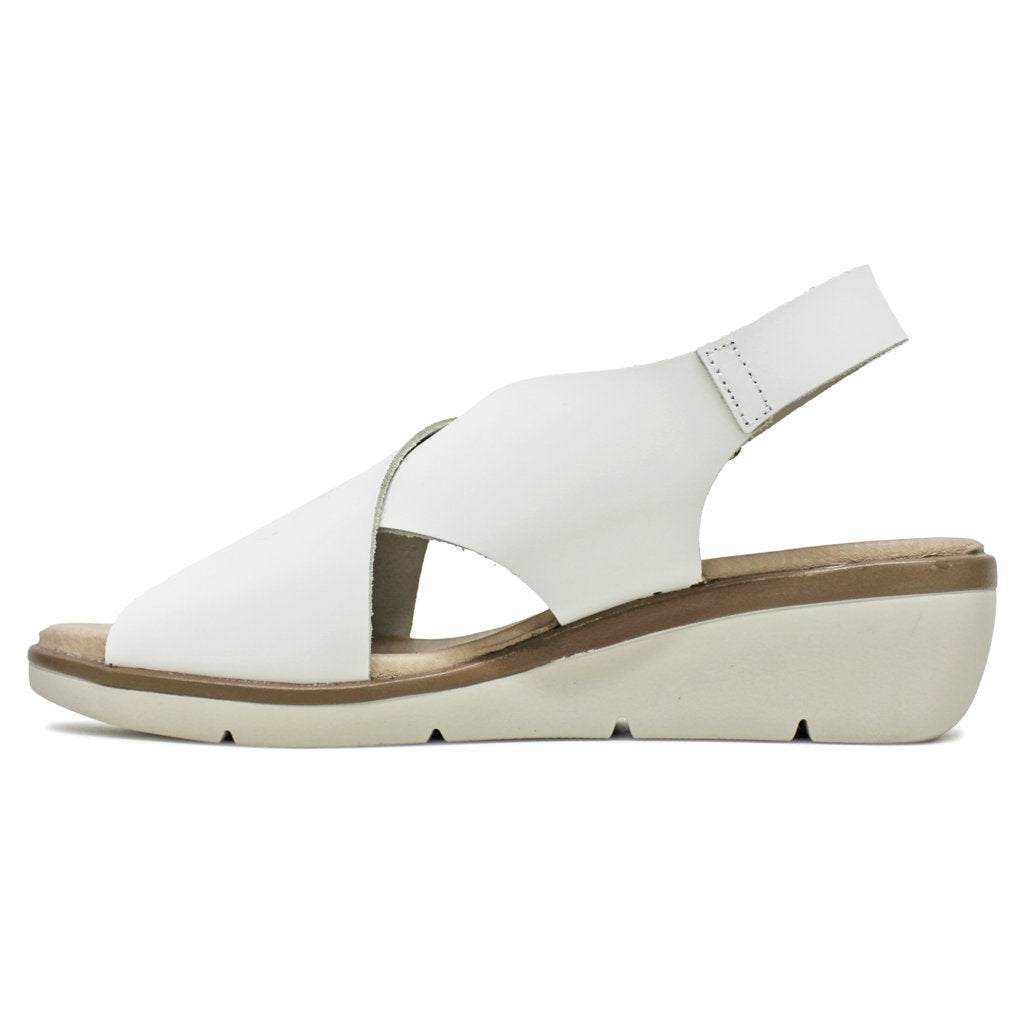 Fly London NABI058FLY Brooklyn Leather Womens Sandals#color_white