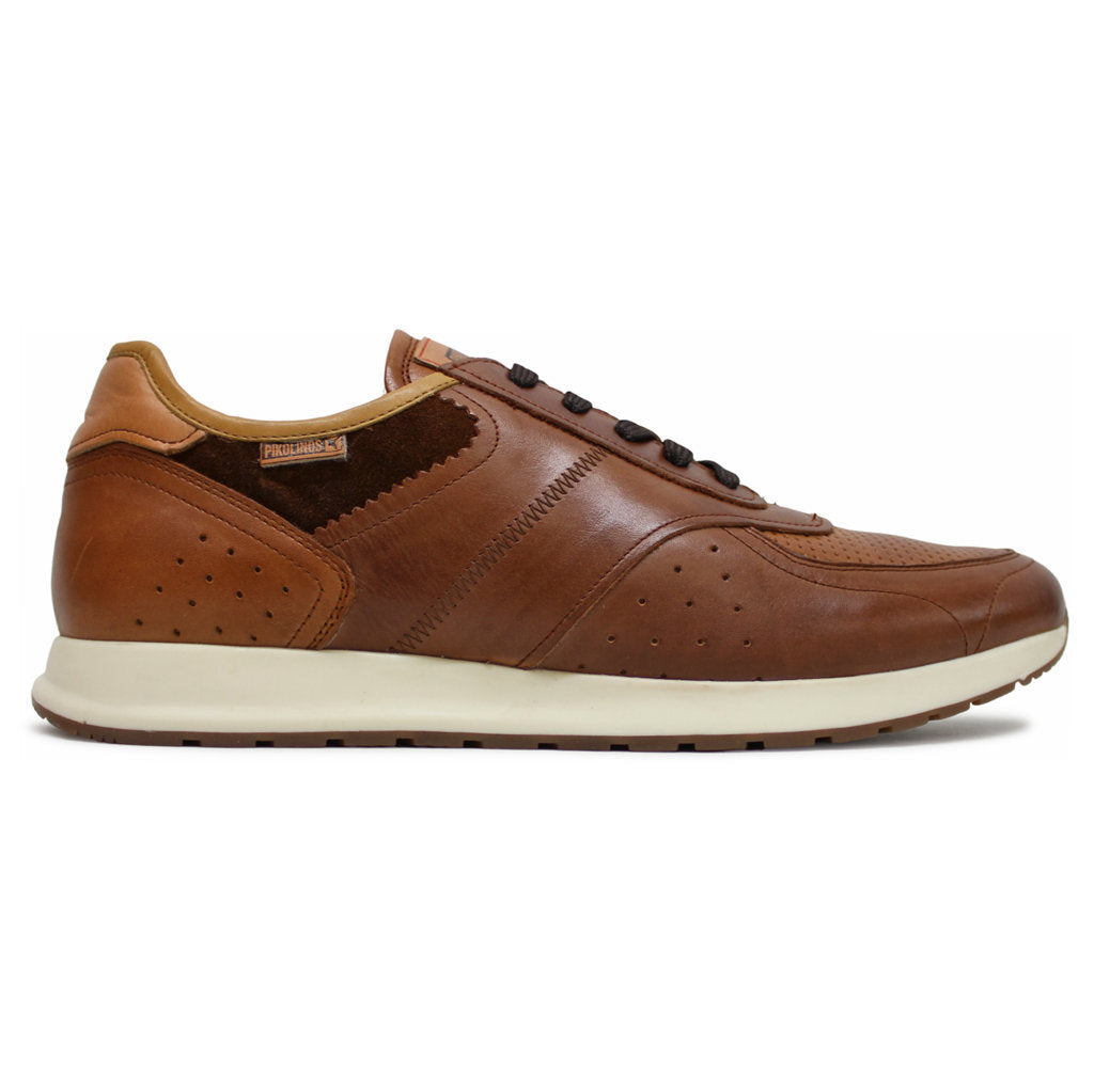 Pikolinos Cambil M5N-6201 Leather Mens Trainers#color_cuero