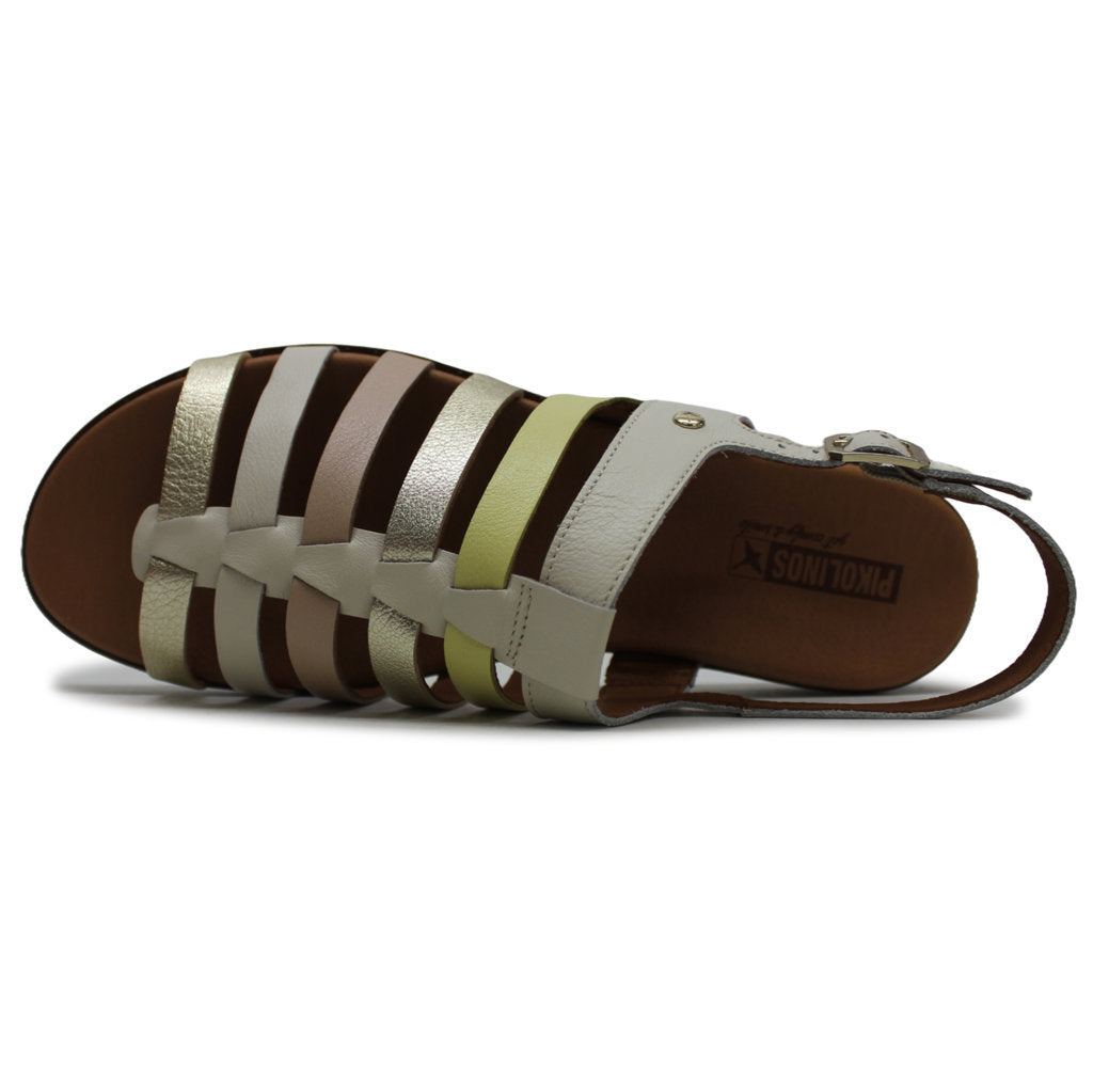 Pikolinos Formentera W8Q-0799 Leather Womens Sandals#color_nata