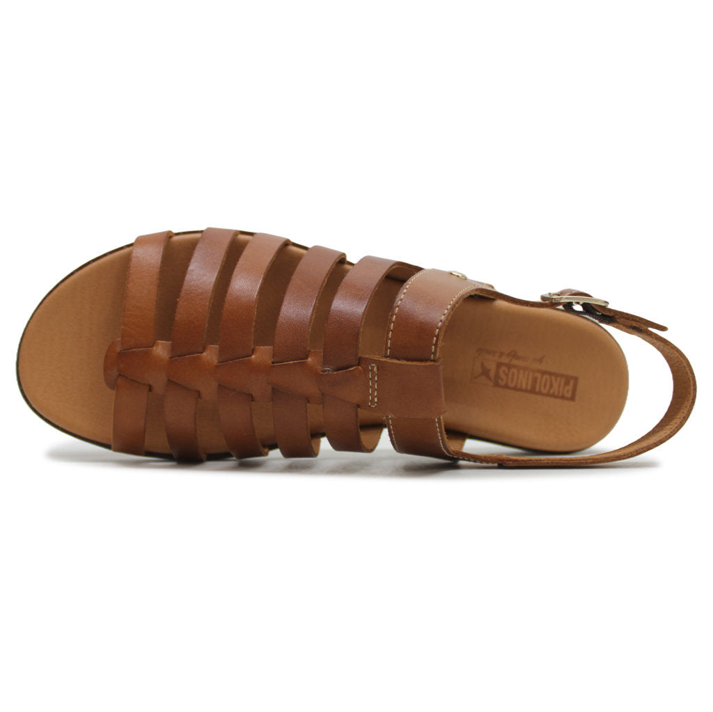 Pikolinos Formentera W8Q-0799 Leather Womens Sandals#color_brandy brandy
