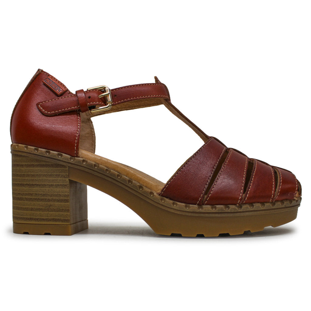 Pikolinos Canarias W8W-1873 Leather Womens Sandals#color_brick