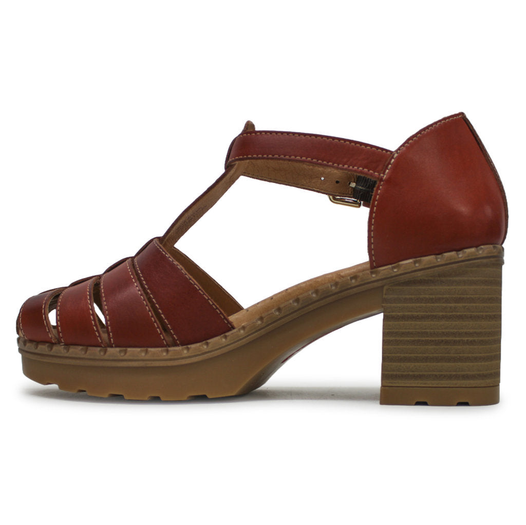 Pikolinos Canarias W8W-1873 Leather Womens Sandals#color_brick