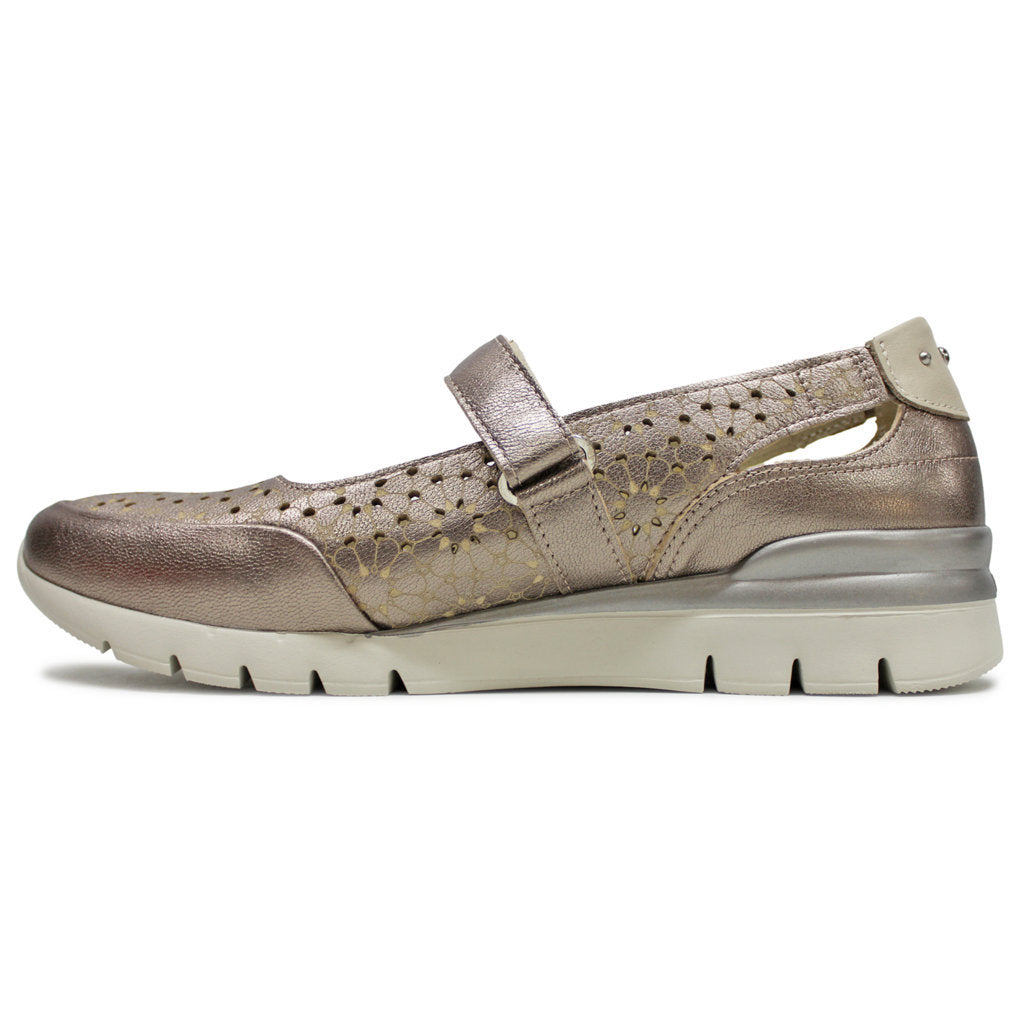 Pikolinos Cantabria W4R-6989 Leather Womens Shoes#color_stone
