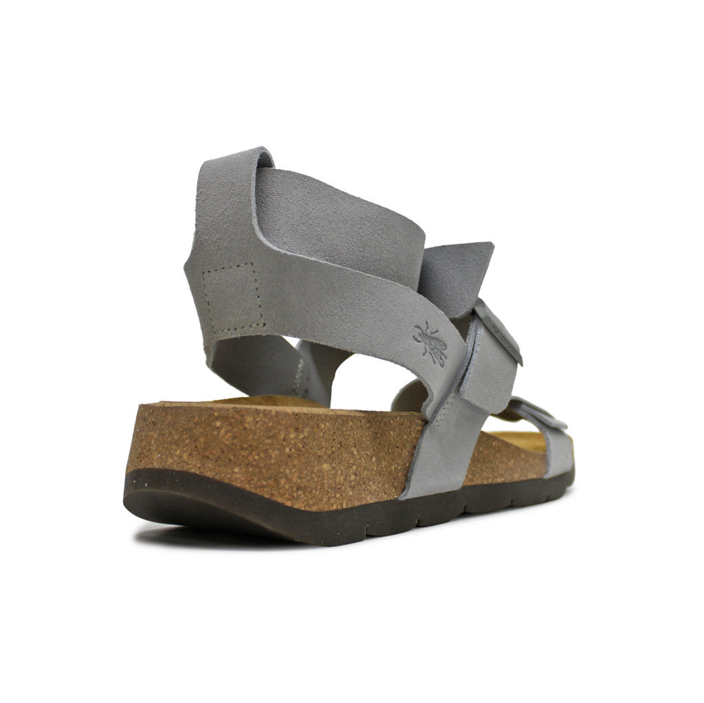 Fly London COKI040FLY Suede Womens Sandals#color_light grey