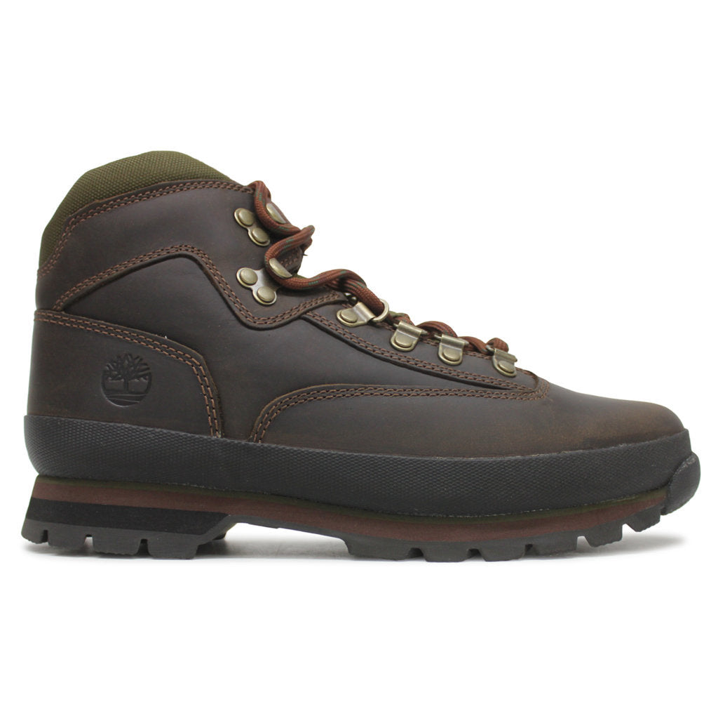 Timberland Euro Hiker Mid Hiker Full Grain Leather Womens Boots#color_medium brown