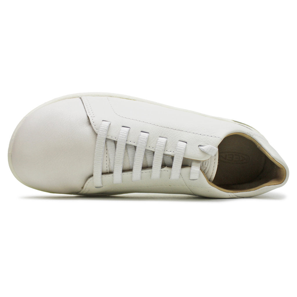 Keen KNX Lace Leather Mens Trainers#color_star white star white