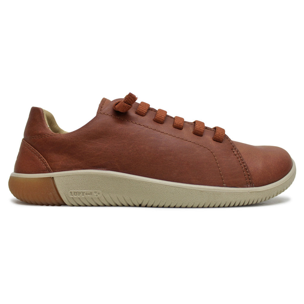 Keen KNX Lace Leather Mens Trainers#color_tortoise shell plaza taupe