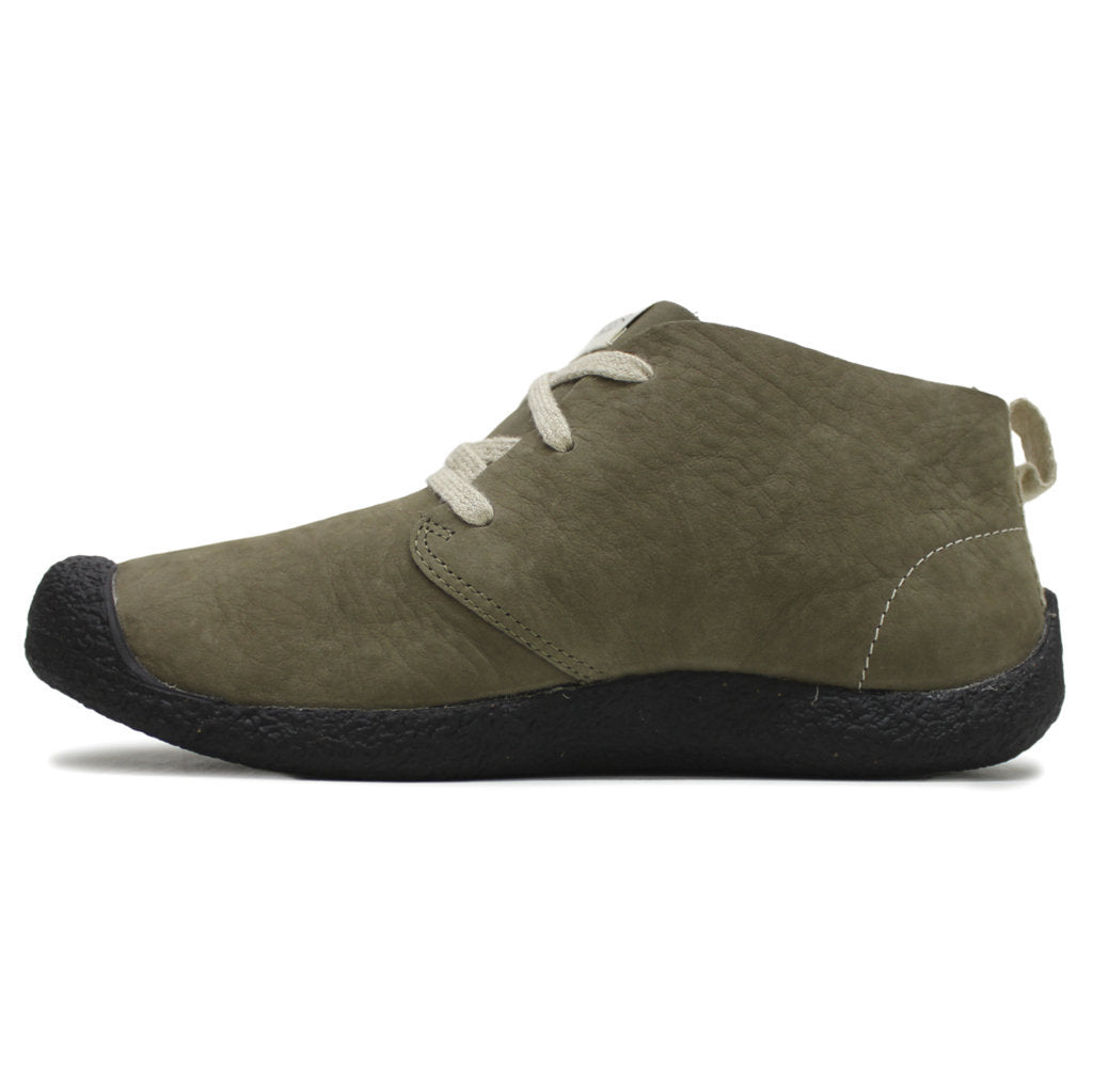 Keen Mosey Chukka Leather Mens Boots#color_dark olive black