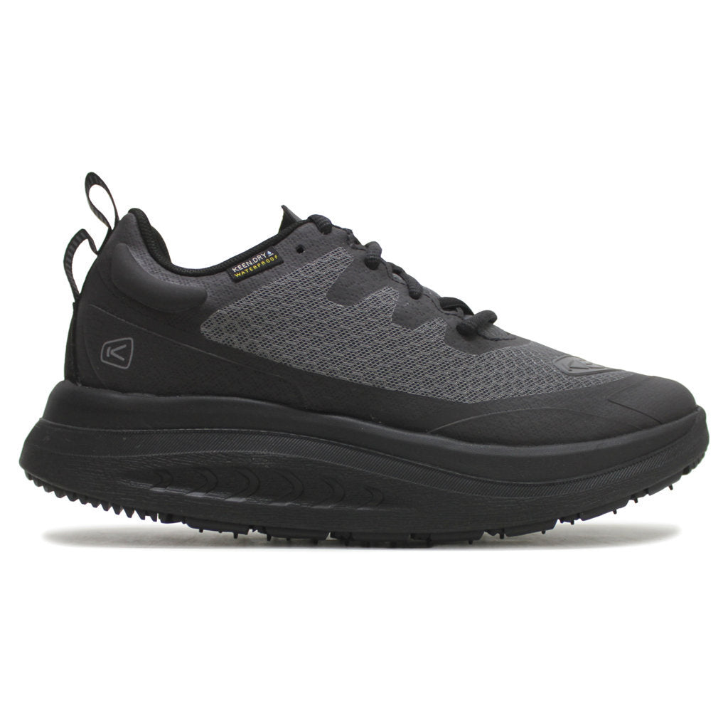 Keen WK400 WP Textile Synthetic Womens Trainers#color_triple black