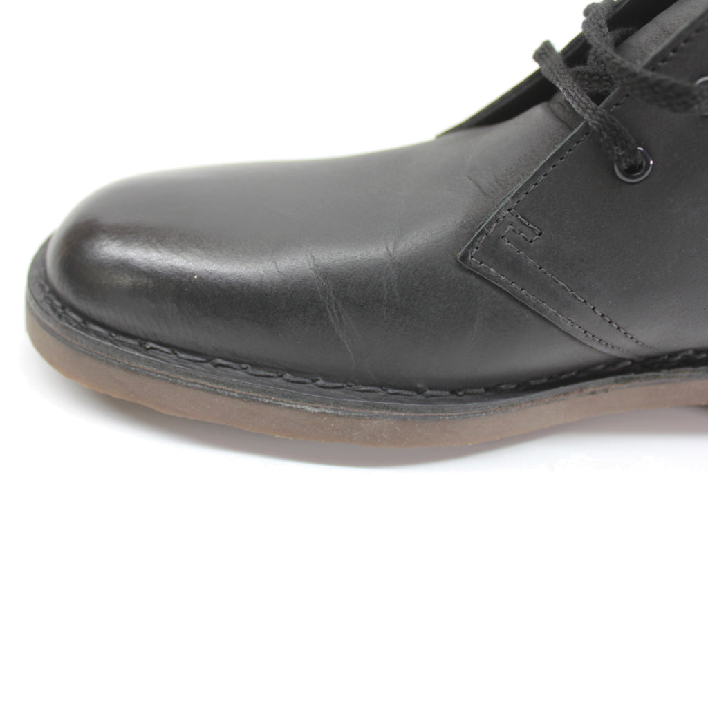 Clarks Mens Bushacre 2 Leather Black Boots - UK 8.5