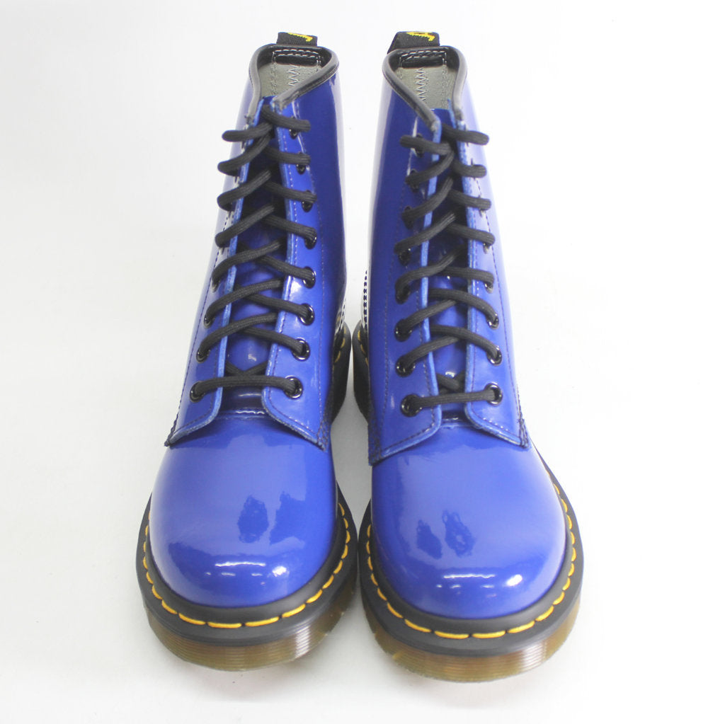 Dr. Martens 1460 Patent Leather Womens Boots - Blue