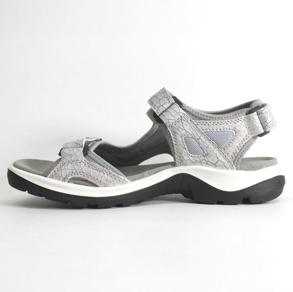 Ecco Offroad 20101-03280 Womens Leather Sandal - Grey