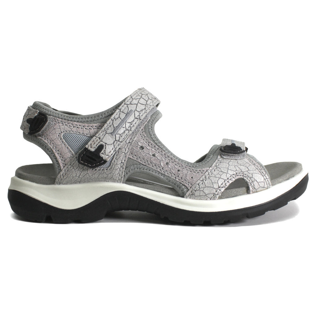 Ecco Offroad 20101-03280 Womens Leather Sandal - Grey