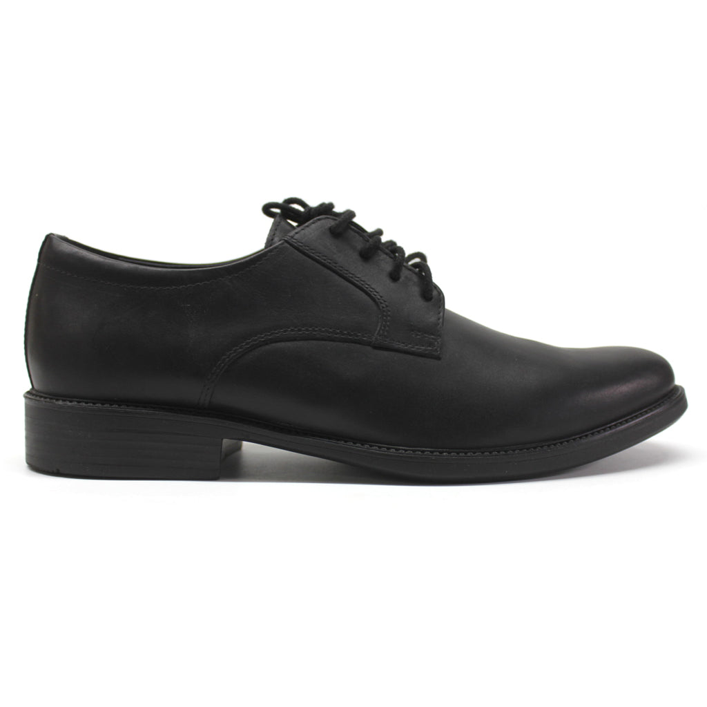 Geox Mens Carnaby Leather Black Shoes