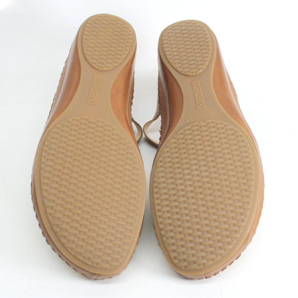Pikolinos Puerto Vallarta 655-0575 Leather Womens Sandals - Brown